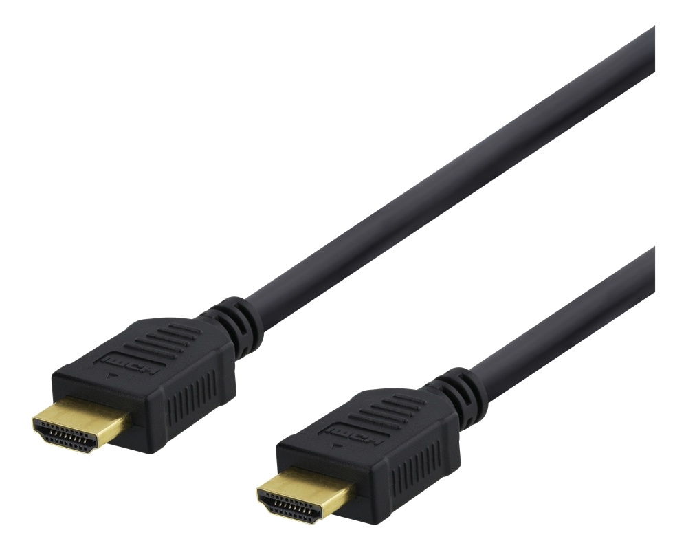 DELTACO High-Speed HDMI-kabel, 10m, Ethernet, 4K UHD, svart