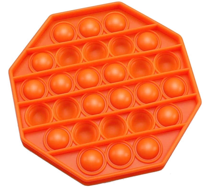 Fidget toy/Pop it leksak, Orange