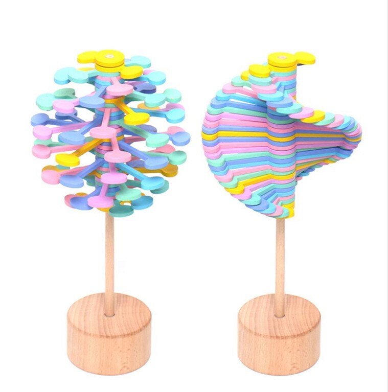 Lollipopter fidget snurrleksak, Pastellfärger