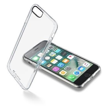 CellularLine Clear Duo, TPU skal iPhone 7-8-SE(2nd gen), Transparant