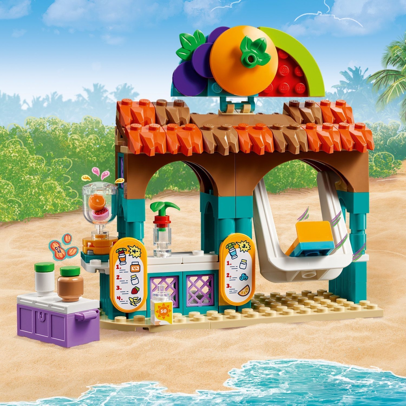 LEGO Friends 42625 - Strandstugan med milkshake | CDON