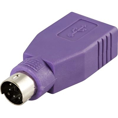 USB (hona) till PS/2 (hane) adapter (USB-81) i gruppen DATORER & KRINGUTRUSTNING / Datorkablar / USB-kablar / USB-A / Adaptrar hos TP E-commerce Nordic AB (38-1010)