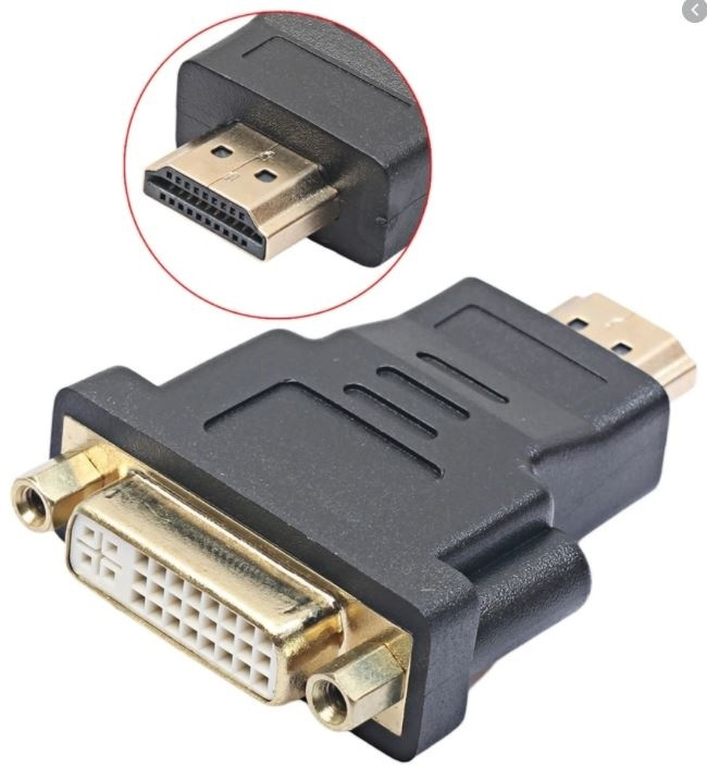 NORDIQZENZ adapter - HDMI (hane) till DVI-I Dual Link (hona) i gruppen HEMELEKTRONIK / Kablar & Adaptrar / HDMI / Adaptrar hos TP E-commerce Nordic AB (38-1046)