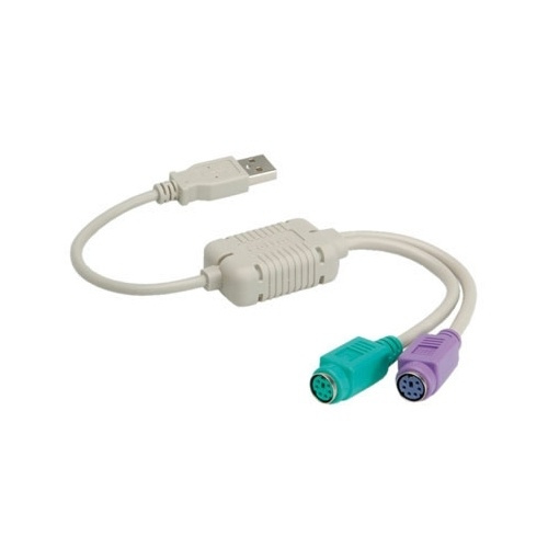 PS/2 till USB adapter (Y-kabel) i gruppen DATORER & KRINGUTRUSTNING / Datorkablar / USB-kablar / USB-A / Adaptrar hos TP E-commerce Nordic AB (38-1079)
