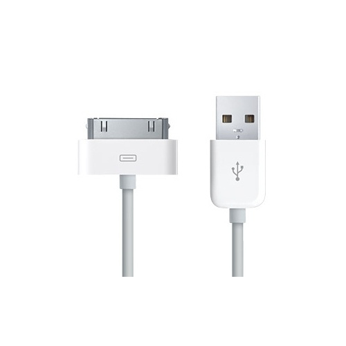 30-pin USB-kabel till iPad / iPod / iPhone (Vit) i gruppen SMARTPHONE & SURFPLATTOR / Laddare & Kablar / Kablar / Kablar 30 pin hos TP E-commerce Nordic AB (38-1083)