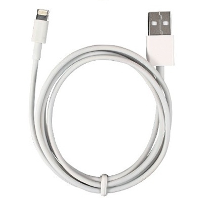 Lightning-kabel till iPhone & iPad, 1 meter, vit i gruppen SMARTPHONE & SURFPLATTOR / Laddare & Kablar / Kablar / Kablar Lightning hos TP E-commerce Nordic AB (38-11275)