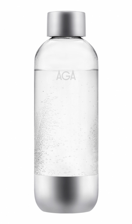 AGA AQVIA Stål 1L, PET-flaska i gruppen HEM, HUSHÅLL & TRÄDGÅRD / Hushållsmaskiner / Vatten & Juice / Kolsyremaskiner / Tillbehör hos TP E-commerce Nordic AB (38-11697)