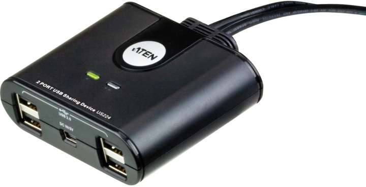 ATEN Manuell USB 2.0-switch (US224) i gruppen DATORER & KRINGUTRUSTNING / Datortillbehör / USB-hubbar hos TP E-commerce Nordic AB (38-11937)