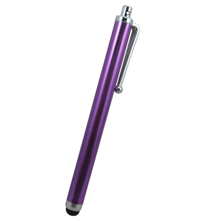 Kapacitiv stylus-penna, Lila i gruppen SMARTPHONE & SURFPLATTOR / Träning, hem & fritid / Styluspennor hos TP E-commerce Nordic AB (38-12108)