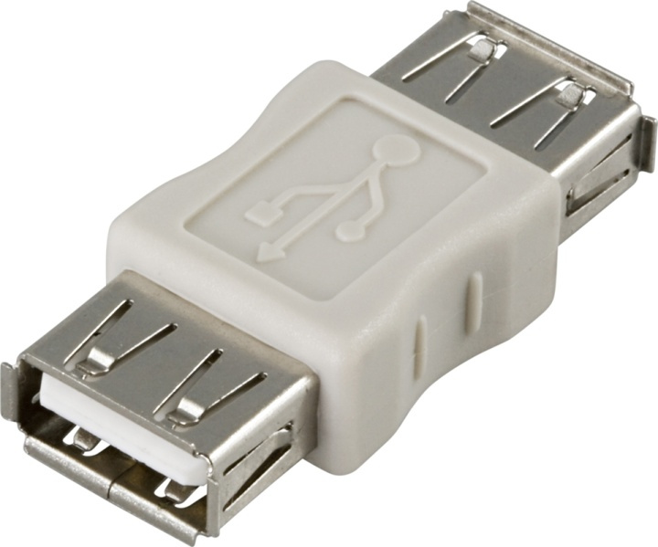 DELTACO könbytare, USB A ho - A ho (USB-61) i gruppen DATORER & KRINGUTRUSTNING / Datorkablar / USB-kablar / USB-A / Adaptrar hos Teknikproffset Nordic AB (38-13466)