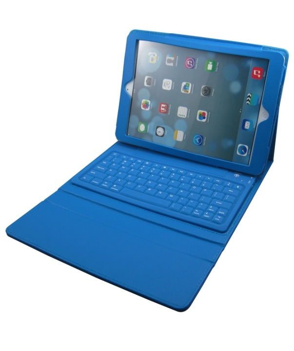 iPad Air-fodral med inbyggt tangentbord (Blå) i gruppen SMARTPHONE & SURFPLATTOR / Surfplattor skydd / Apple iPad / iPad Air / Tangentbord hos Teknikproffset Nordic AB (38-13774)