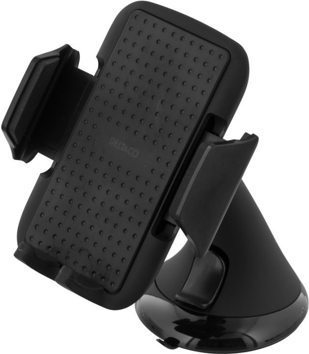 DELTACO Hållare för smartphone, justerbart fäste med sugpropp, svart (ARM-230) i gruppen BIL / Bilhållare / Bilhållare Smartphone hos TP E-commerce Nordic AB (38-16017)