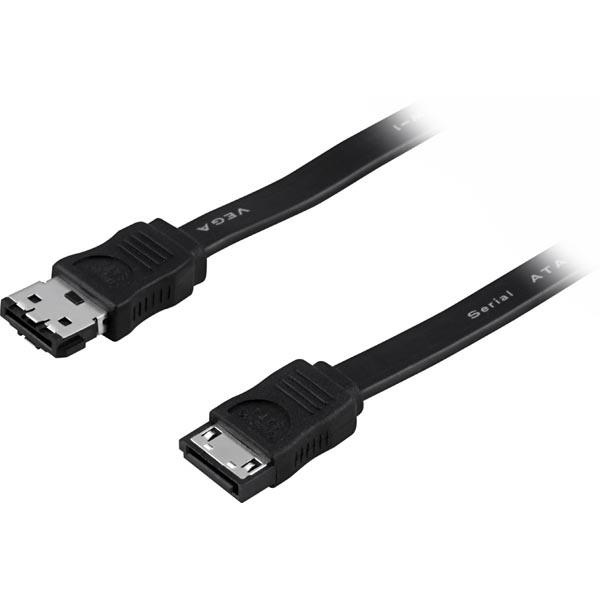 DELTACO SATA till eSATA kabel 0,3m (ESATA-113-30) i gruppen DATORER & KRINGUTRUSTNING / Datorkablar / Interna / SATA hos TP E-commerce Nordic AB (38-16194)