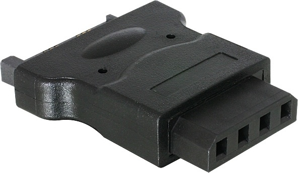DELTACO Strömadapter 15-pin SATA hane till 4-pin Molex hona (SATA-S6) i gruppen DATORER & KRINGUTRUSTNING / Datorkablar / Interna / Strömkablar & Adaptrar hos TP E-commerce Nordic AB (38-16267)