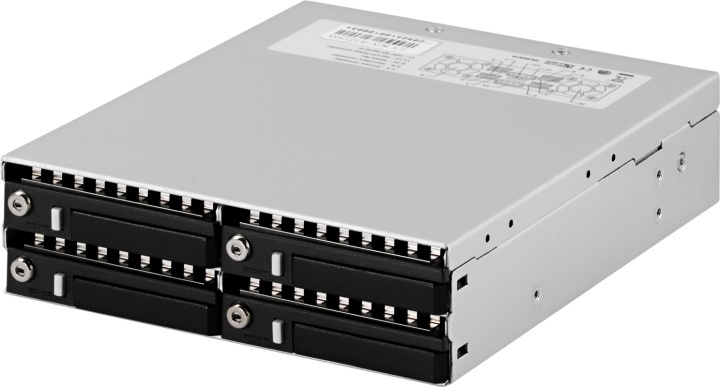 ICY BOX, internt kabinett, 4x2,5 SAS/SATA HDD, SAS/SATA, 1x5,25 (20295) i gruppen DATORER & KRINGUTRUSTNING / Datortillbehör / Hårddisk-kabinetter / Hårddiskkabinett 2.5 tum hos TP E-commerce Nordic AB (38-16497)