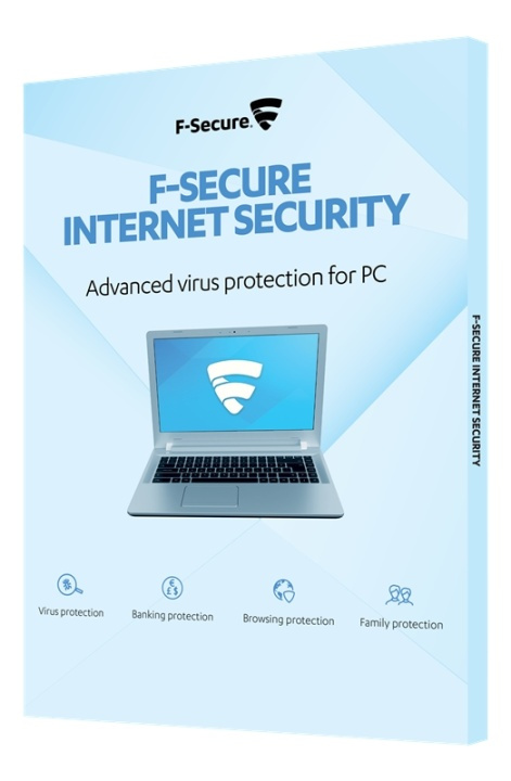 F-Secure Internet Security (1år 3 PCs), Fullversion, Nordisk, Reta Box i gruppen DATORER & KRINGUTRUSTNING / Datortillbehör / Programvaror hos TP E-commerce Nordic AB (38-16567)
