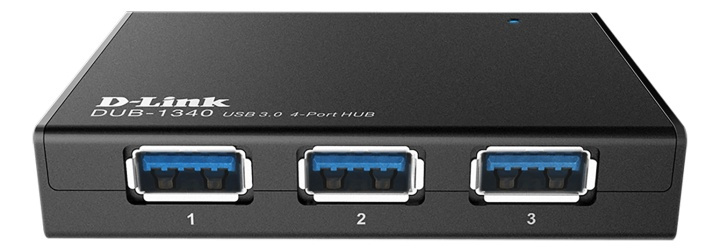 D-Link 4-Port Superspeed USB 3.0 HUB (DUB-1340) i gruppen DATORER & KRINGUTRUSTNING / Datortillbehör / USB-hubbar hos TP E-commerce Nordic AB (38-16633)