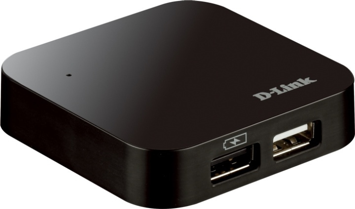 D-Link USB 2.0 Hub 4 portar, med nätadapter (DUB-H4) i gruppen DATORER & KRINGUTRUSTNING / Datortillbehör / USB-hubbar hos TP E-commerce Nordic AB (38-16634)