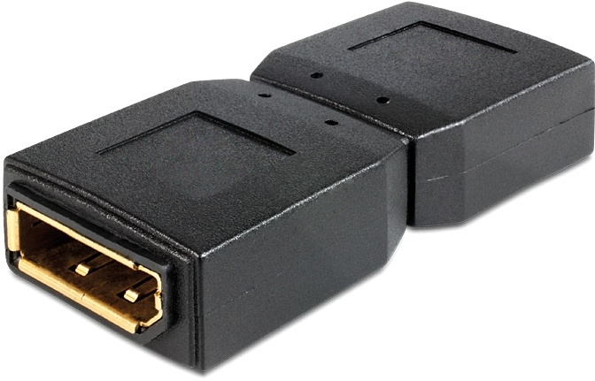 DeLOCK Adapter, DisplayPort hona till hona, svart (65374) i gruppen HEMELEKTRONIK / Kablar & Adaptrar / Kontakter/Skarvdon hos TP E-commerce Nordic AB (38-16712)