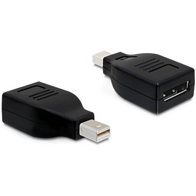 DeLOCK Mini DisplayPort till DisplayPort, svart (65238) i gruppen DATORER & KRINGUTRUSTNING / Datorkablar / DisplayPort / Adaptrar hos TP E-commerce Nordic AB (38-16715)