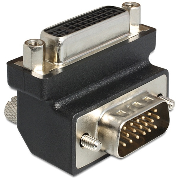 adapter dvi 24+5 pin female to vga 15 pin male 90` (65425) i gruppen DATORER & KRINGUTRUSTNING / Datorkablar / DVI / Adaptrar hos TP E-commerce Nordic AB (38-16858)