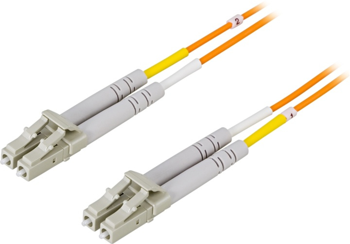 DELTACO fiberkablage LC - LC, duplex, multimode, 50/125, 20m (LCLC-520) i gruppen DATORER & KRINGUTRUSTNING / Datorkablar / Nätverkskablar / Fiberkablage hos TP E-commerce Nordic AB (38-17027)