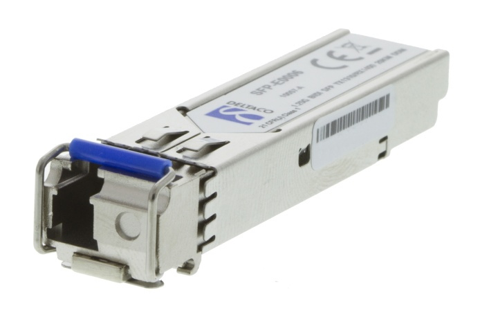 DELTACO SFP 1000Base-BX-U , 1310tx/1550rx, 20km, enligt Cisco GLC-BX-U i gruppen DATORER & KRINGUTRUSTNING / Nätverk / Mediakonverter hos TP E-commerce Nordic AB (38-17204)