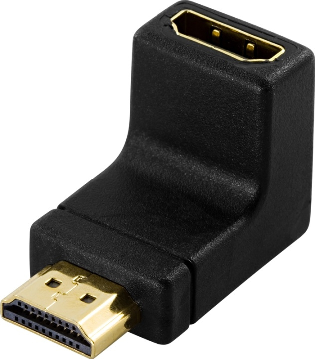 DeLOCK HDMI-adapter, 19-pin ha till ho, vinklad (65071) i gruppen HEMELEKTRONIK / Kablar & Adaptrar / HDMI / Adaptrar hos TP E-commerce Nordic AB (38-17354)