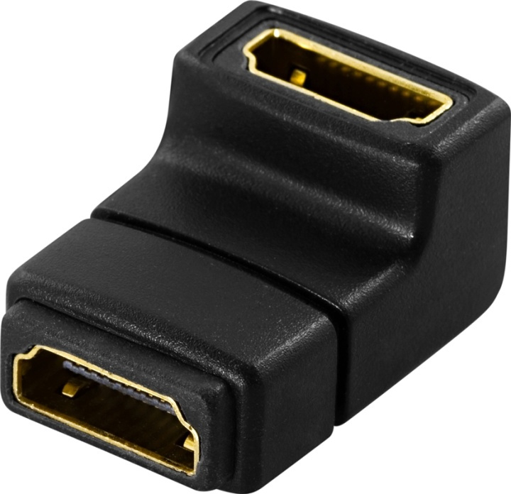DeLOCK HDMI-adapter, 19-pin ho till ho, vinklad (65075) i gruppen HEMELEKTRONIK / Kablar & Adaptrar / HDMI / Adaptrar hos TP E-commerce Nordic AB (38-17356)