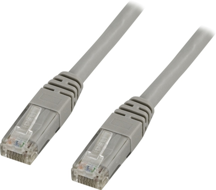 Deltaco U/UTP Cat5e patch cable 25m, 100MHz, grey i gruppen DATORER & KRINGUTRUSTNING / Datorkablar / Nätverkskablar / Cat5e hos TP E-commerce Nordic AB (38-17560)