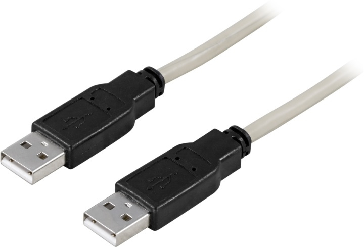 USB 2.0-kabel hane - hane, 2 meter (USB2-8) i gruppen DATORER & KRINGUTRUSTNING / Datorkablar / USB-kablar / USB 2.0 / 2 meter hos Teknikproffset Nordic AB (38-1785)