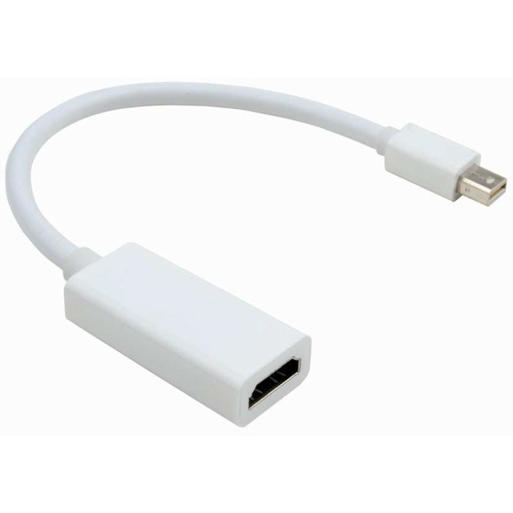 Mini DisplayPort till HDMI adapter med ljud, Vit i gruppen HEMELEKTRONIK / Kablar & Adaptrar / HDMI / Adaptrar hos TP E-commerce Nordic AB (38-1842)