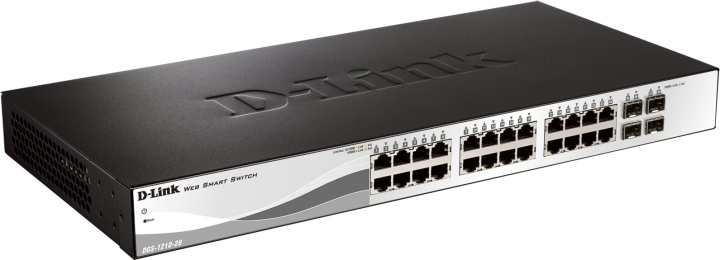 D-Link 24x 10/100/1000 (DGS-1210-28) i gruppen DATORER & KRINGUTRUSTNING / Nätverk / Switchar / 10/100/1000Mbps hos TP E-commerce Nordic AB (38-18440)