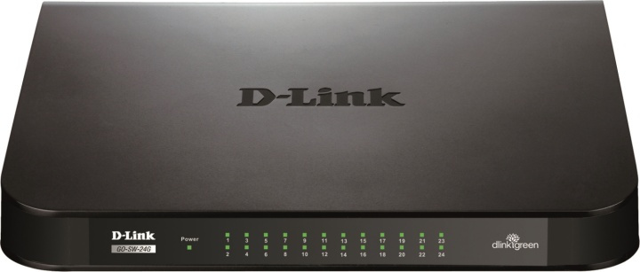 D-Link GO 24-port gigabit switch (GO-SW-24G) i gruppen DATORER & KRINGUTRUSTNING / Nätverk / Switchar hos TP E-commerce Nordic AB (38-18458)