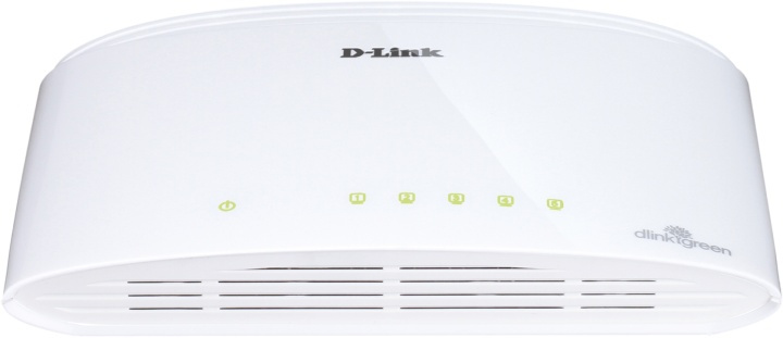 D-Link switch, 5x10/100/1000Mbps, RJ45, bordsm. (DGS-1005D) i gruppen DATORER & KRINGUTRUSTNING / Nätverk / Switchar / 10/100/1000Mbps hos TP E-commerce Nordic AB (38-18465)