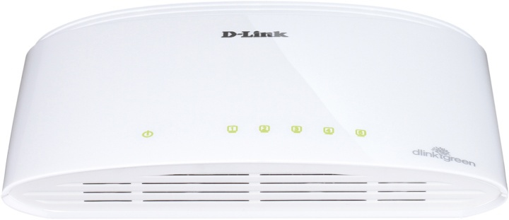 D-Link switch, 5x10/100/1000Mbps, RJ45, bordsm. (DGS-1005D) i gruppen DATORER & KRINGUTRUSTNING / Nätverk / Switchar hos TP E-commerce Nordic AB (38-18465)