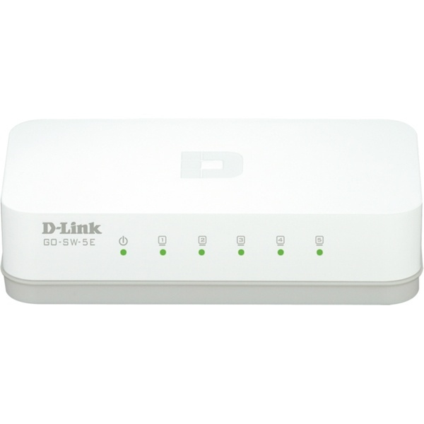 D-Link 5-Port Ethernet Easy Desktop Switch, 5-port 10/100Mbps, (GO-SW-5E) i gruppen DATORER & KRINGUTRUSTNING / Nätverk / Switchar / 10/100Mbps hos TP E-commerce Nordic AB (38-18481)