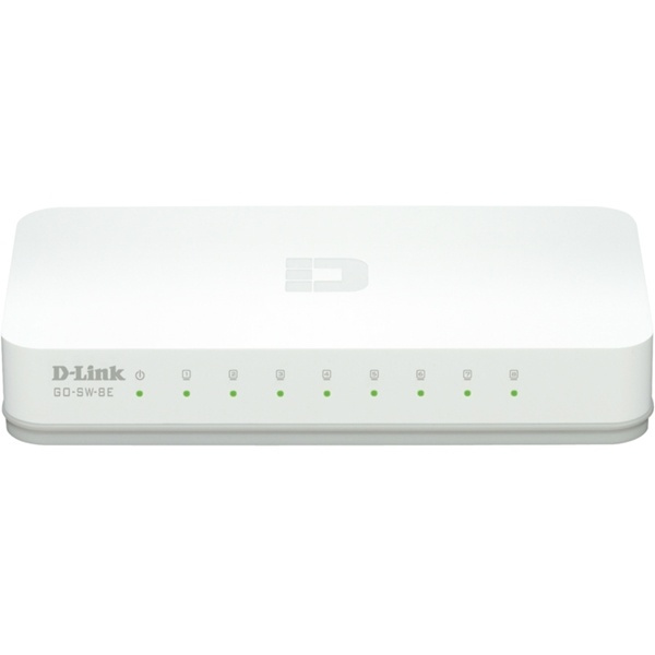 D-Link GO-SW-8E 8-Port Fast Ethernet Easy Desktop Switch i gruppen DATORER & KRINGUTRUSTNING / Nätverk / Switchar hos TP E-commerce Nordic AB (38-18486)