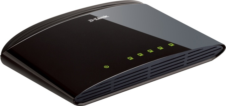 D-Link switch 5x10/100Mbps, NWay, uplink, bordsm. (DES-1005D) i gruppen DATORER & KRINGUTRUSTNING / Nätverk / Switchar hos TP E-commerce Nordic AB (38-18489)