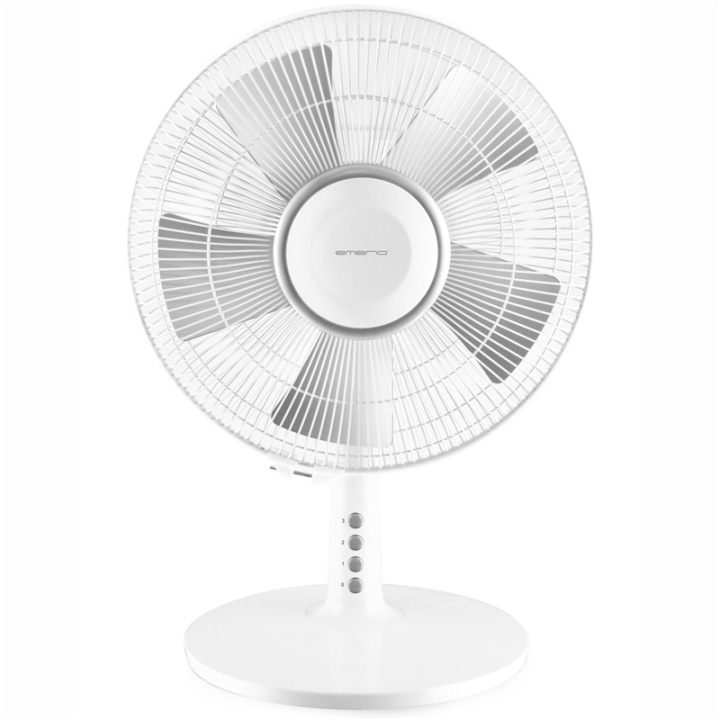Emerio Bordsfläkt 30cm FN-114224 Vit i gruppen HEM, HUSHÅLL & TRÄDGÅRD / Fläktar & Klimatprodukter / Bordsfläktar hos TP E-commerce Nordic AB (38-19597)