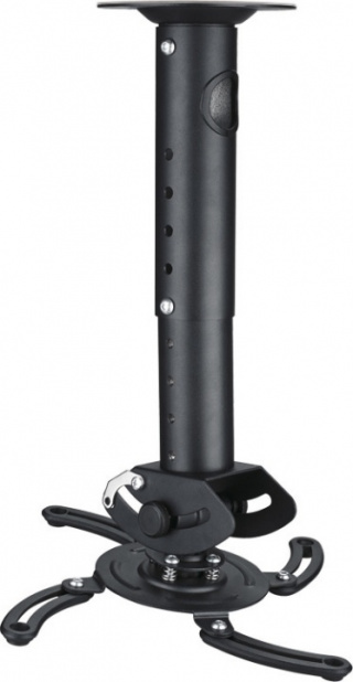 DELTACO takfäste för projektor, 302-402mm höjd, max 15kg (ARM-500L)