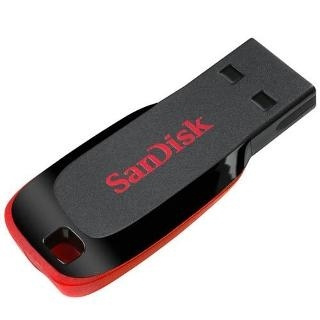 SanDisk Cruzer Blade, USB 2.0-minne (32GB) i gruppen HEMELEKTRONIK / Lagringsmedia / USB-minnen / USB 2.0 hos TP E-commerce Nordic AB (38-1986)