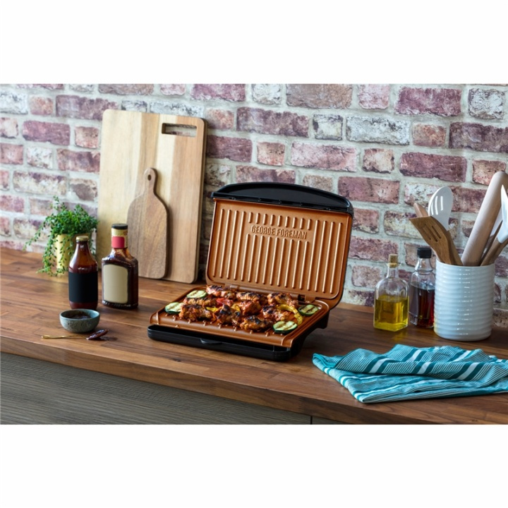 George Foreman Elgrill 25811-56 Fit Grill Cop i gruppen HEM, HUSHÅLL & TRÄDGÅRD / Hushållsmaskiner / Brödrostar & Bordsgrillar / Bordsgrillar & Raclette hos TP E-commerce Nordic AB (38-20617)