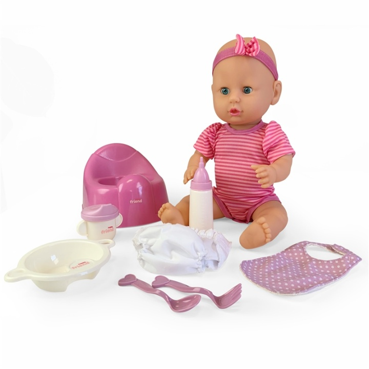 Happy Friend New Born 40cm Baby Playset | LEKSAKER, BARN- & BABYPRODUKTER - Leksaker - Dockor & Tillbehör | GameStuff