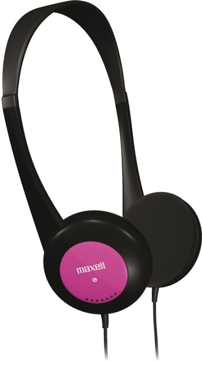 Maxell Kids Safe Headphones, Rosa (MAX-917) i gruppen HEMELEKTRONIK / Ljud & Bild / Hörlurar & Tillbehör / Hörlurar hos TP E-commerce Nordic AB (38-20893)