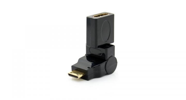 HDMI-adapter, 19-pin ha - ho, vinkelbar 180 grader i gruppen HEMELEKTRONIK / Kablar & Adaptrar / HDMI / Adaptrar hos TP E-commerce Nordic AB (38-21817)