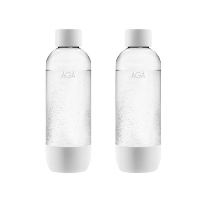 2-pack AGA AQVIA PET-flaska, 1L (Vit) BF 2025 i gruppen HEM, HUSHÅLL & TRÄDGÅRD / Hushållsmaskiner / Vatten & Juice / Kolsyremaskiner / Tillbehör hos TP E-commerce Nordic AB (38-21822PKT3)