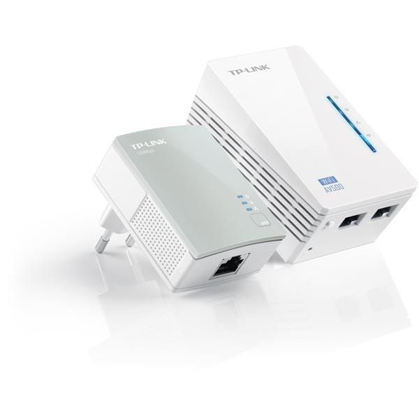 TP-LINK AV 500 WiFi Powerline Extender Starter Kit, WLAN, vit (TL-WPA4220KIT) i gruppen DATORER & KRINGUTRUSTNING / Nätverk / Homeplug/Powerline hos Teknikproffset Nordic AB (38-22620)