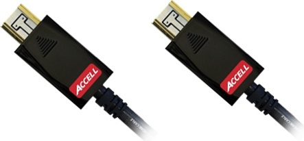 ACCELL AVGrip Pro HDMI-kabel, 19-pin ha-ha, 1m, svart (B104C-003B) i gruppen HEMELEKTRONIK / Kablar & Adaptrar / HDMI / Kablar hos TP E-commerce Nordic AB (38-23543)
