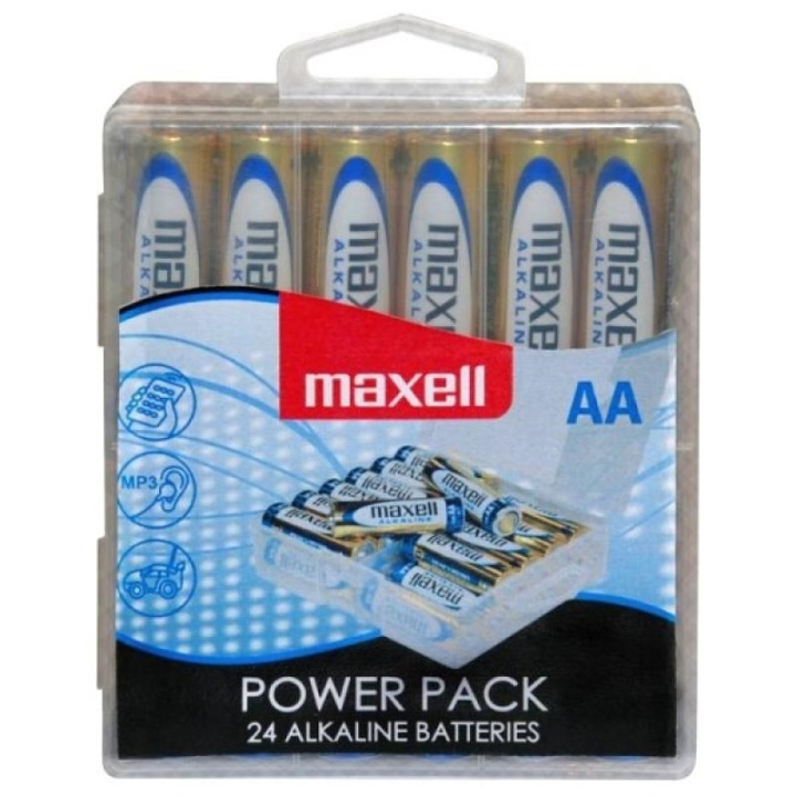 Maxell batterier, AAA (LR03), Alkaline, 1,5V, 24-pack i gruppen HEMELEKTRONIK / Batterier & Laddare / Batterier / AAA hos TP E-commerce Nordic AB (38-23568)